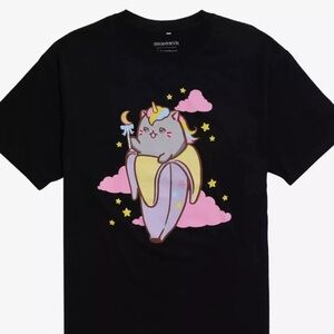 Bananya Cat Unicorn Princess Graphic Tee